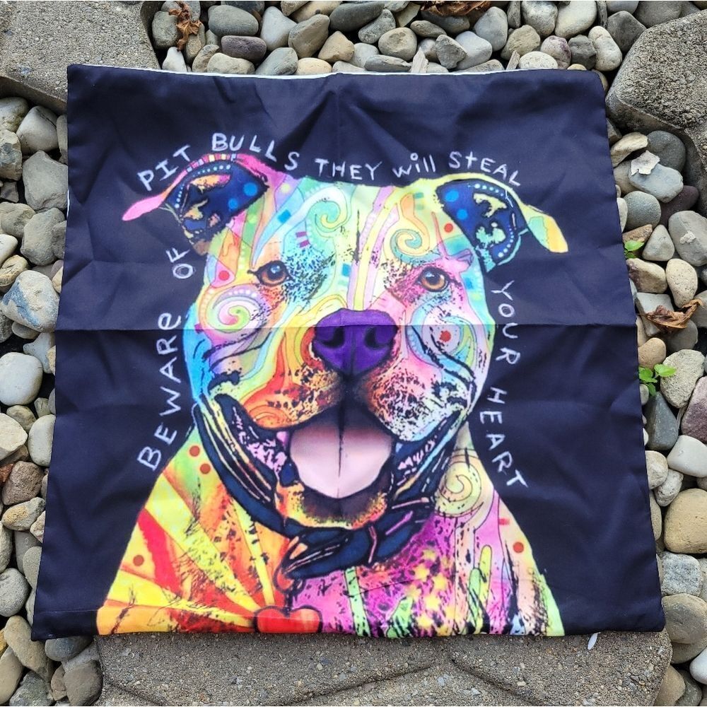 Pitbull Pillow Cover